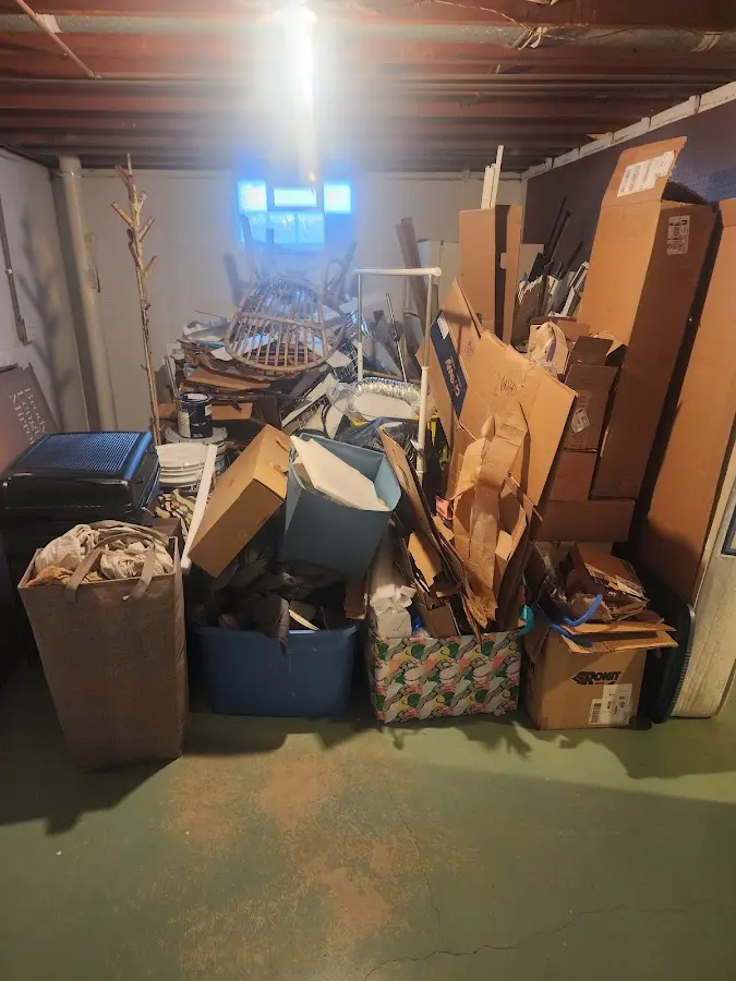 Roll-off dumpster container at job site for 2 Yard Dumpster Rental in Ewa Villages